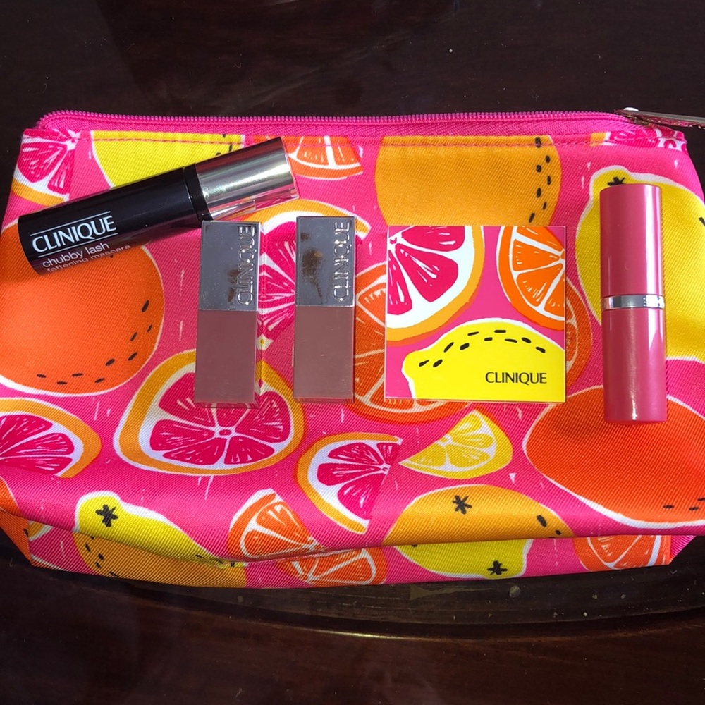 Clinique make up bag full of goodies